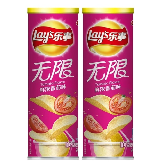 Lay S レイズ ポテトチップス トマト味 2個セット 中華零食商店