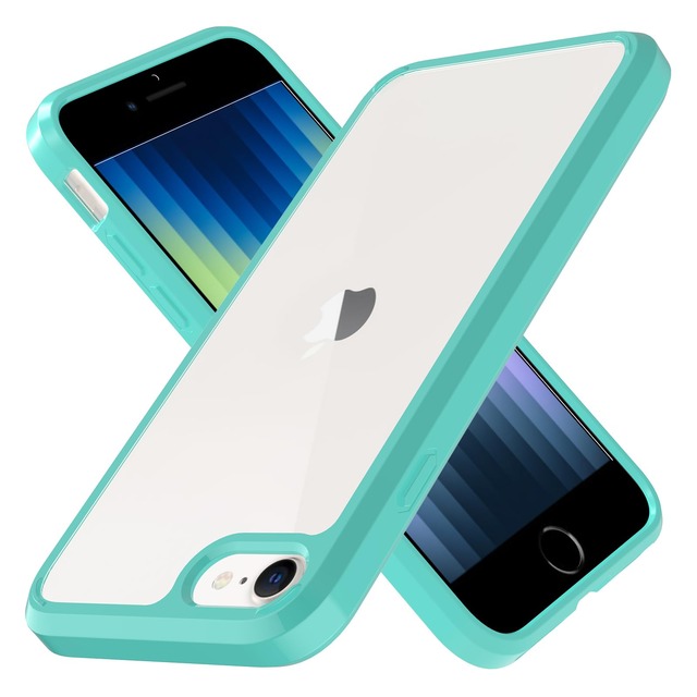 PinLiSheng iPhone SE3 ケース 第3世代 SE2 第2世代 iPhone7 iPhone8 用 ケース 4.7インチ エメラルド