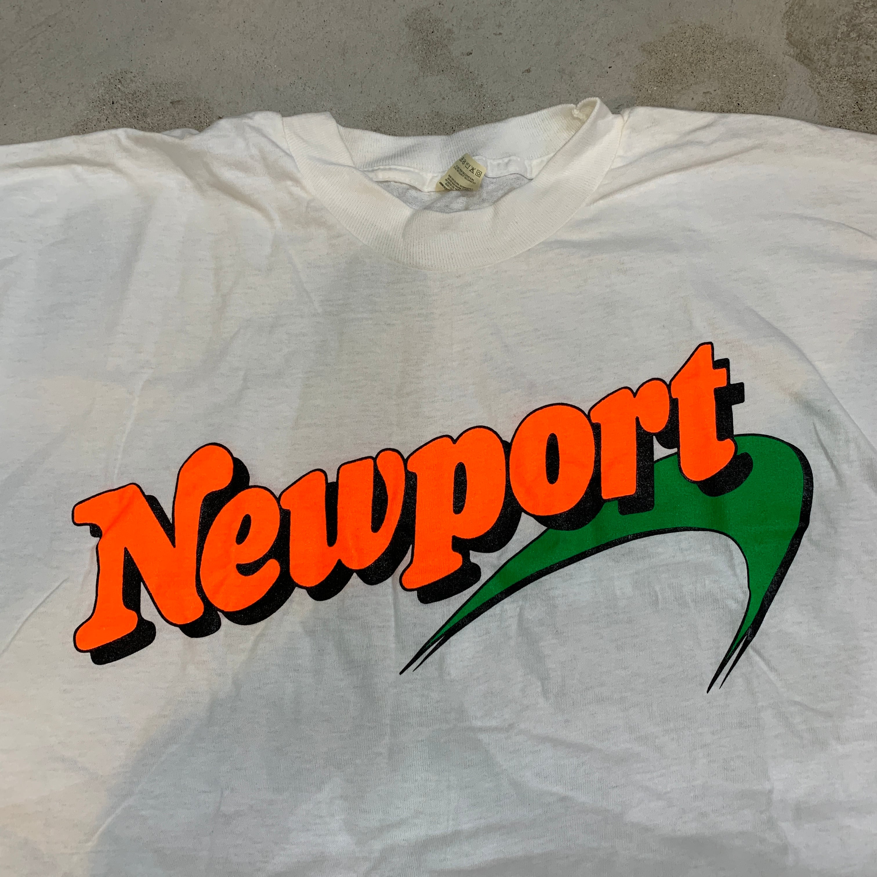 90sデッドストック箱付き NEWPORTニューポート タバコTシャツ XL