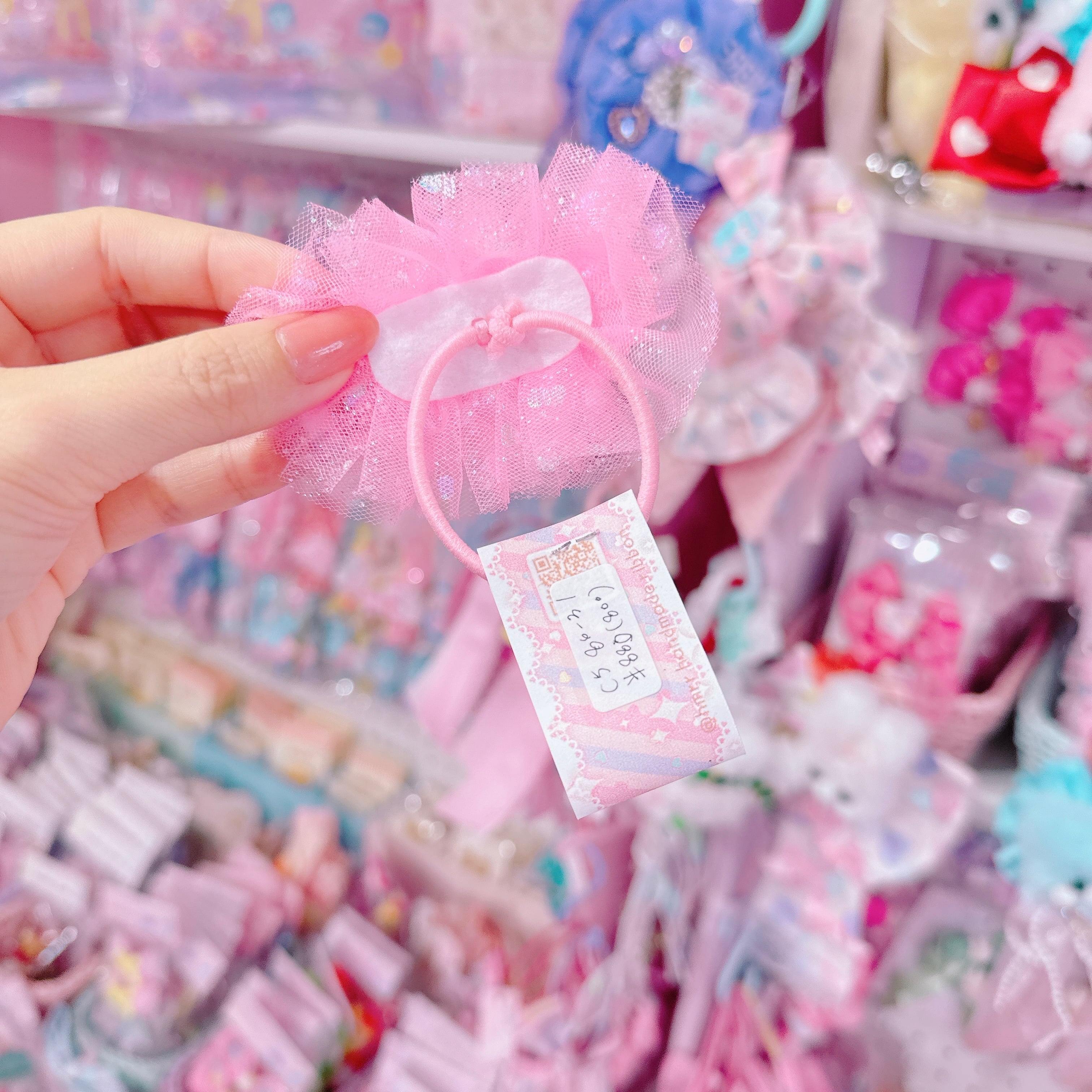 【C5】86-31チュールヘアゴム