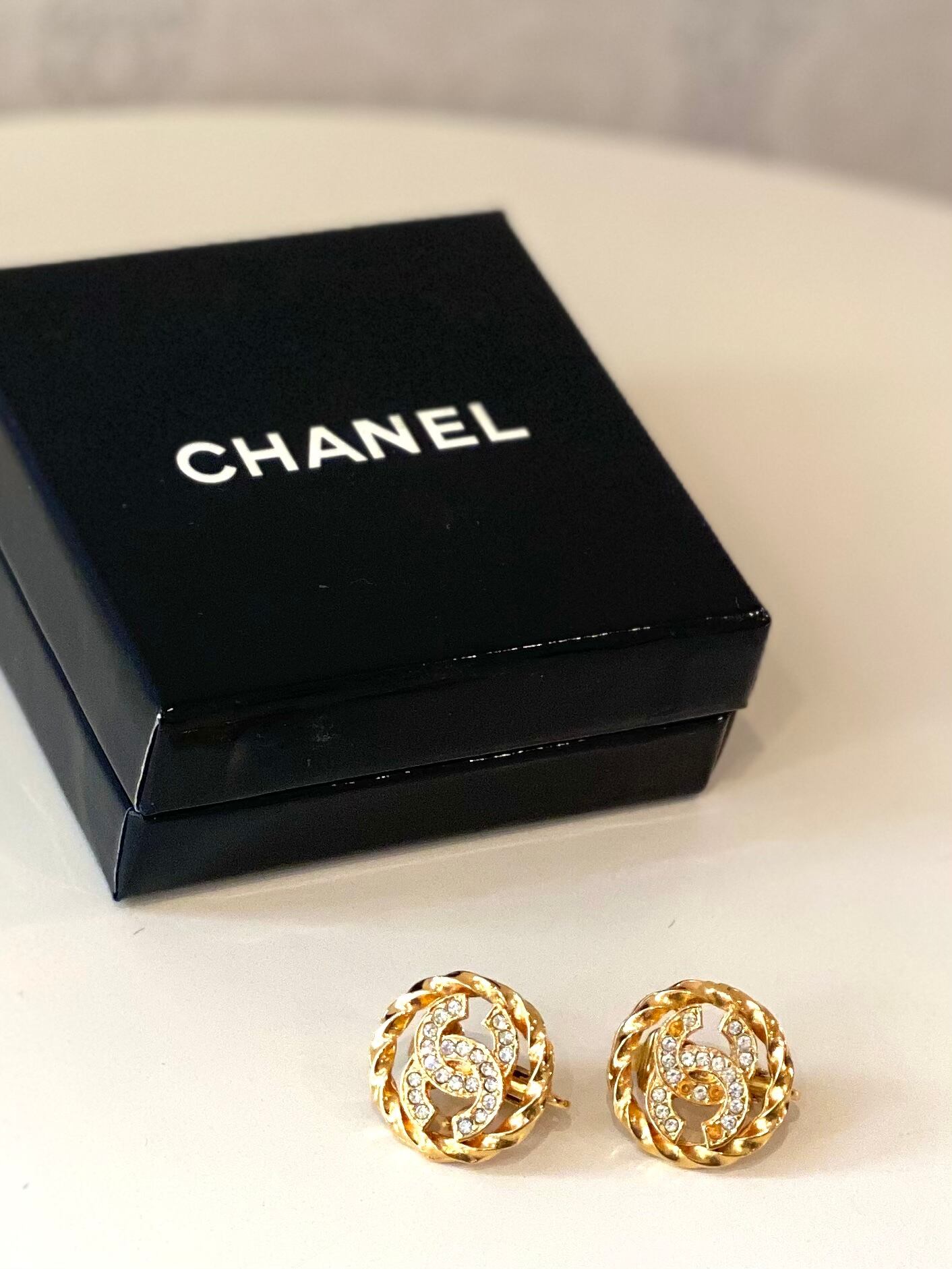 ヴィンテージシャネル CHANEL イヤリング ココマーク 2137 GP 