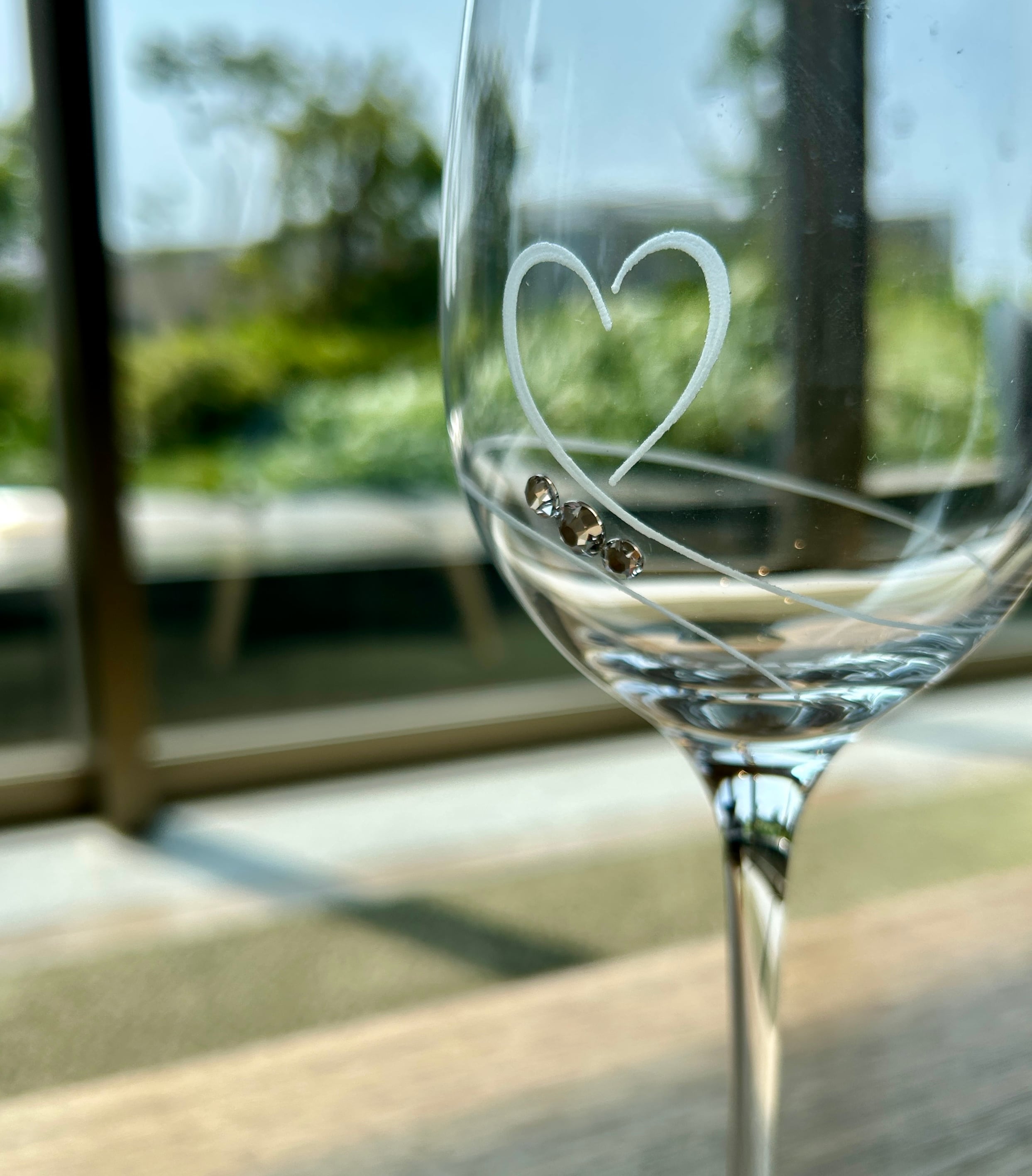 外箱なし】Diamante【ディアマンテ】Romance ロマンス 赤ワイングラス