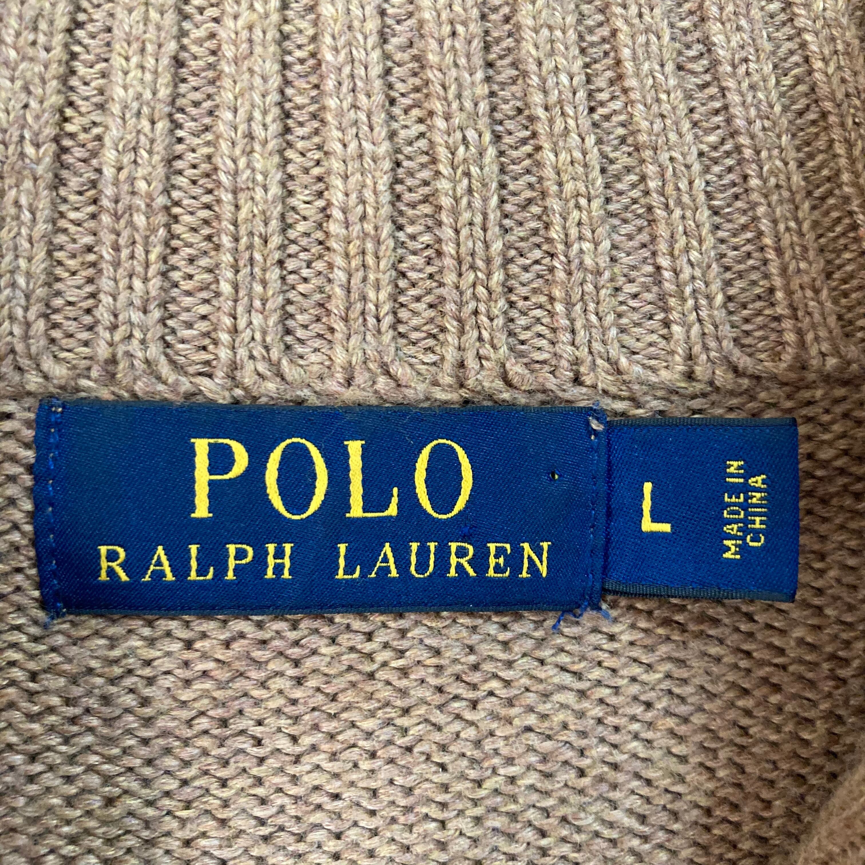 Polo Ralph Lauren】 Halfzip Knit L ポロ ラルフローレン ハーフ