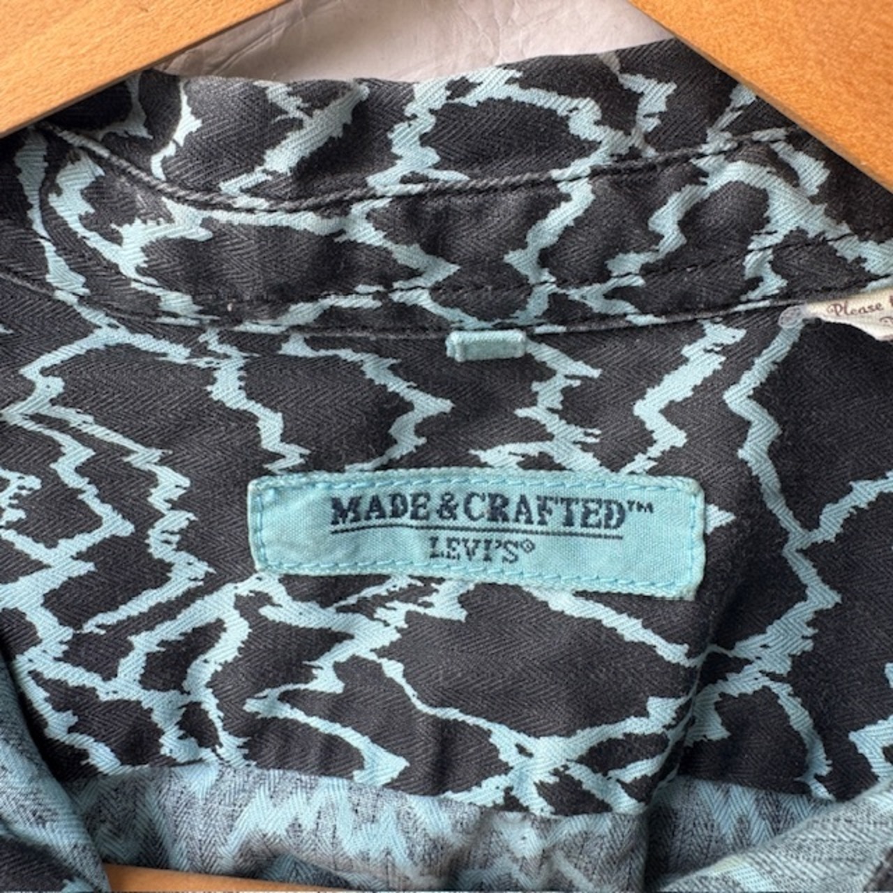 Levi’s 長袖コットンシャツ ライトニング柄 画像4