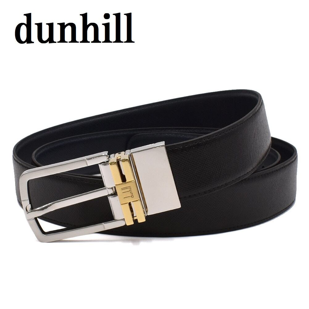 dunhill』ダンヒル (107) Dロゴ バックル レザーベルト｜メンズ 