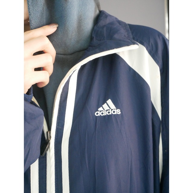 Adidas track jacket center line