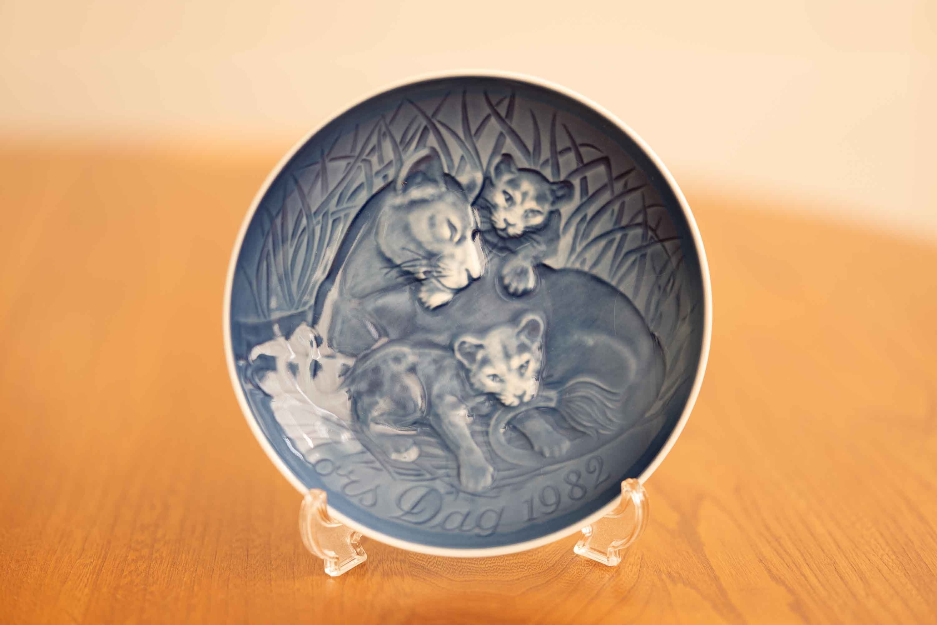 B&G ビングオーグレンダール マザーズデイプレート 1982年 ライオン