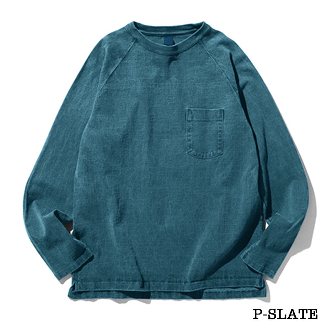 Good On / グッドオン】HEAVY JERSEY L/S RAGLAN POCKET TEE / ヘビー