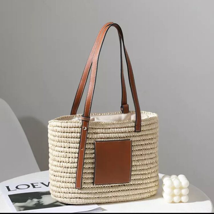 【バッグセール】籐ビーチ手作りカジュアルストロー手織りショルダーバッグtbcstsb2625032