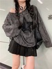 2024春夏 トップス 長袖 レイヤード風 tシャツ ロンt 重ね着風 カットソー インナー ショート長袖レースアップ タイト フィット T カジュアル フェミニン きれいめ ネックレディース