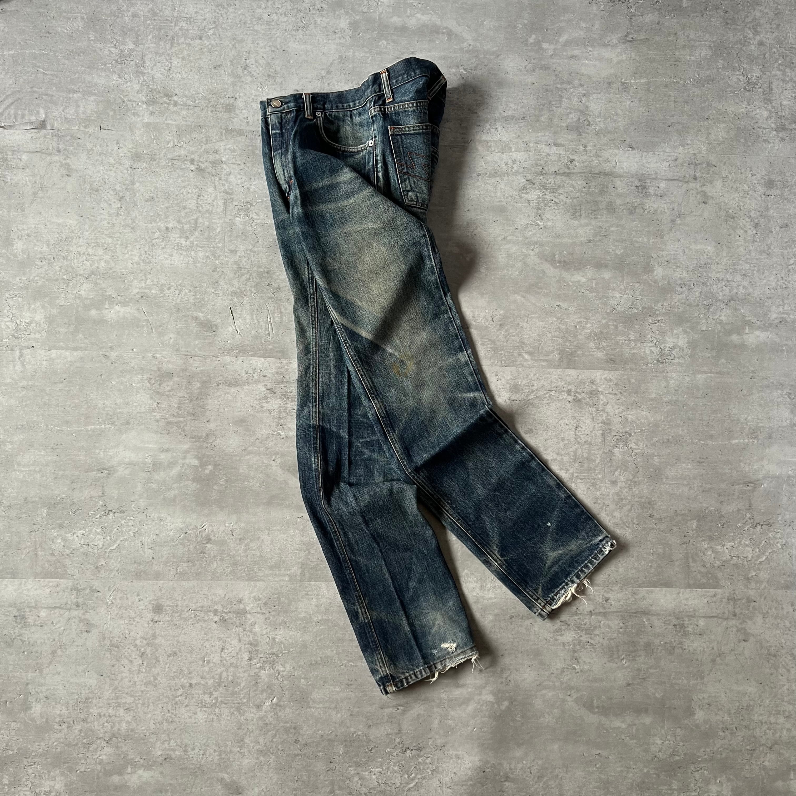 90s “W.&L.T.” made in italy denim pants walter van beirendonck W30 