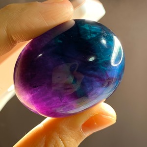 ーお客様オーダー品・濃いグラデーションフローライトたまごー