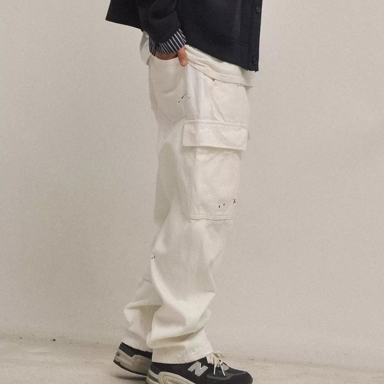 ペイントスプラッシュ ウォッシュド カーゴパンツ N3430 - 6