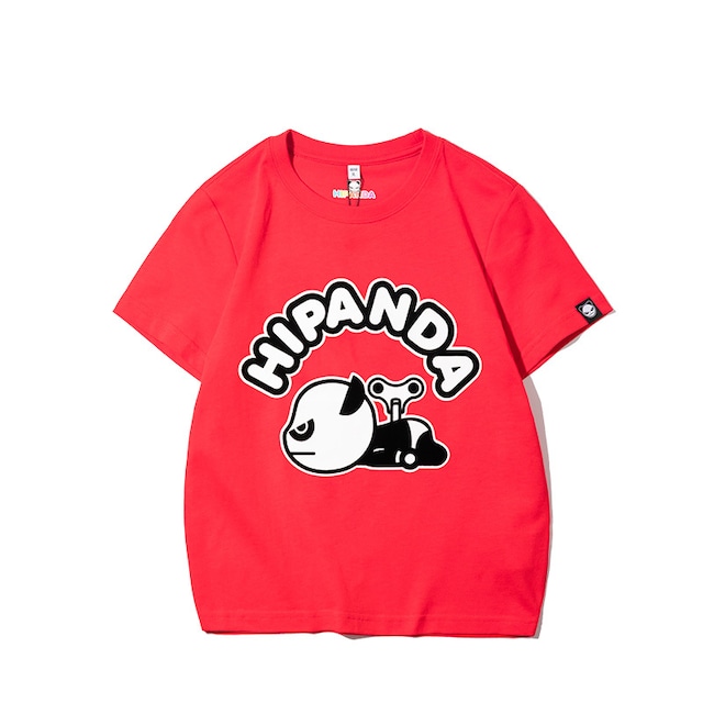 送料無料 【HIPANDA ハイパンダ】キッズ Tシャツ KID'S HIPANDA TOY PRINTED SHORT SLEEVED T-SHIRT / RED・BLUE