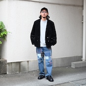 KUON / Sashiko Mended Denim Trousers