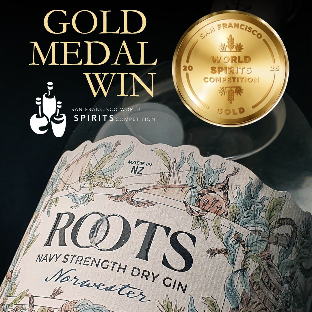 ルーツ ' ノーウエスター ' ネイビーストレングス・ドライジン / Roots