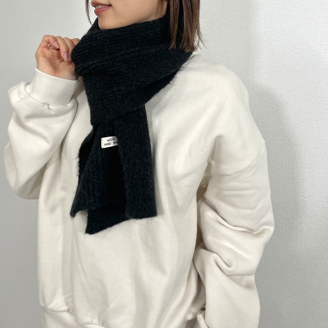 シンプルリブニットマフラー 5280931 (1225)