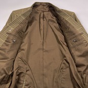 カシミヤ混 GIVENCHY ジバンシィ グレンチェック風 ウール テーラード ジャケット 94-84-165/メンズ