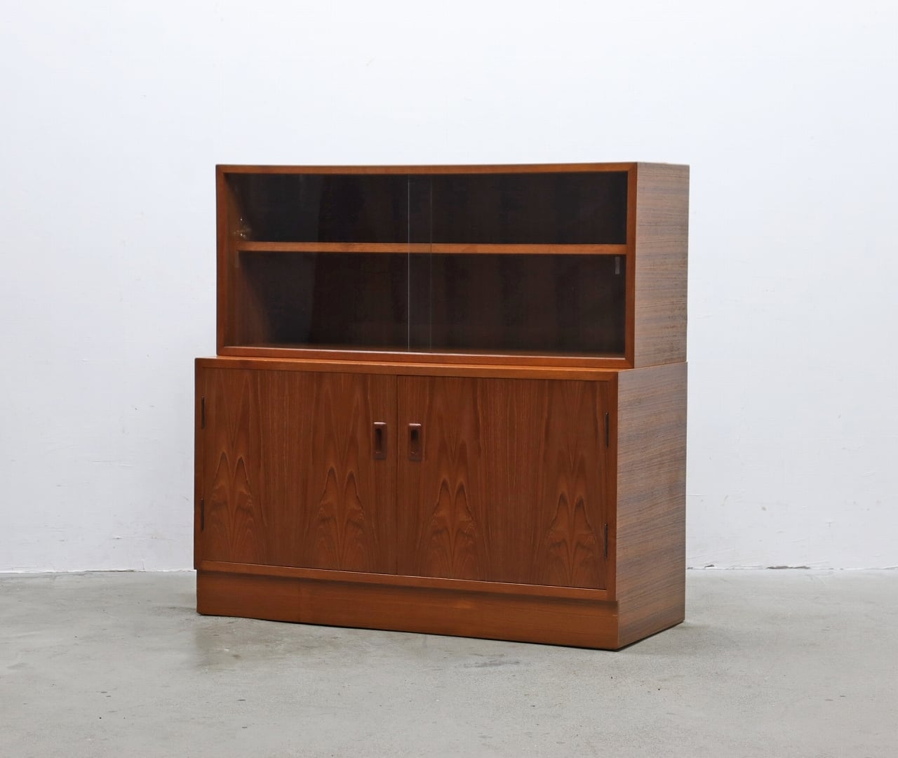 ヴィンテージ チーク材 重ね キャビネット サイドボード 食器棚 本棚 ラック RCT31238