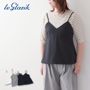 LE GLAZIK [ル・グラジック] CAMISOLE [LG-B0254PCS] キャミソール・レイヤード・Aラインキャミソール・無地・ギンガムチェック・LADY'S [2024SS]