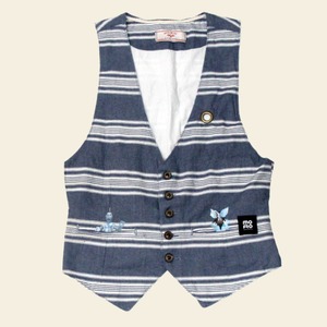 【Anti Factory】Heat Transfer Press Stripes Vest feat.ヤギエツコ