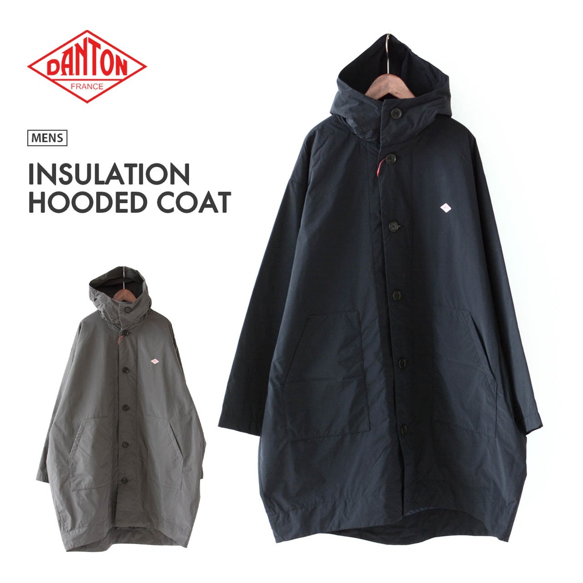 DANTON [ダントン] M INSULATION HOODED COAT [DT-A0527PNT 