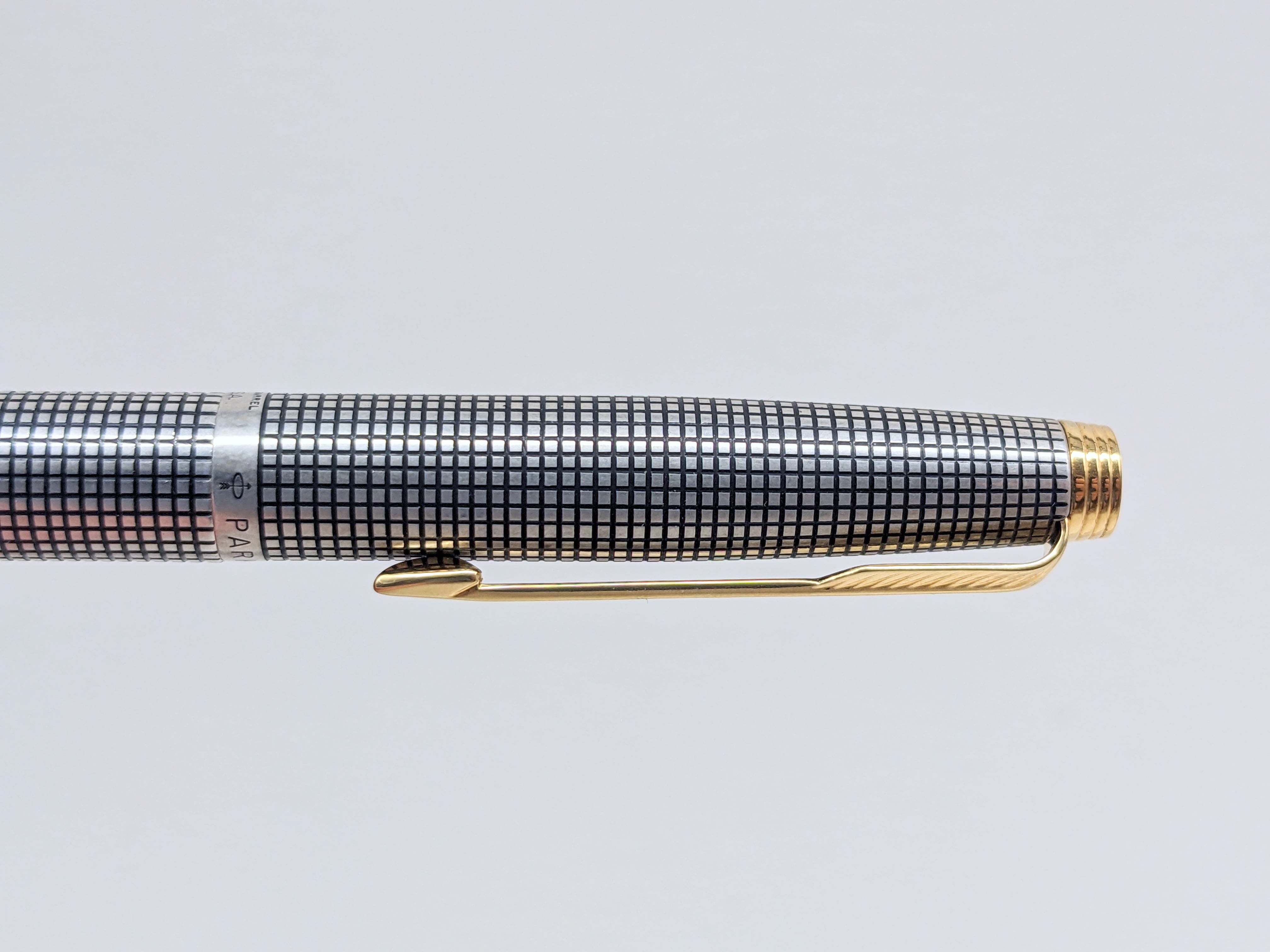 70s パーカー 75 PARKER 75 Crosshatch grid （極細字） 14K 02816