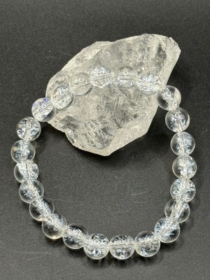 ヒマラヤ産フラワーアイリスクォーツ　8mm. [0105]