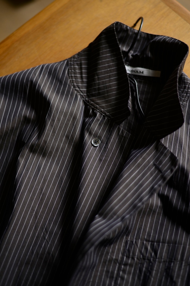 ANSNAM / Ex. Big pajacket (brown st cotton / Bonfanti )