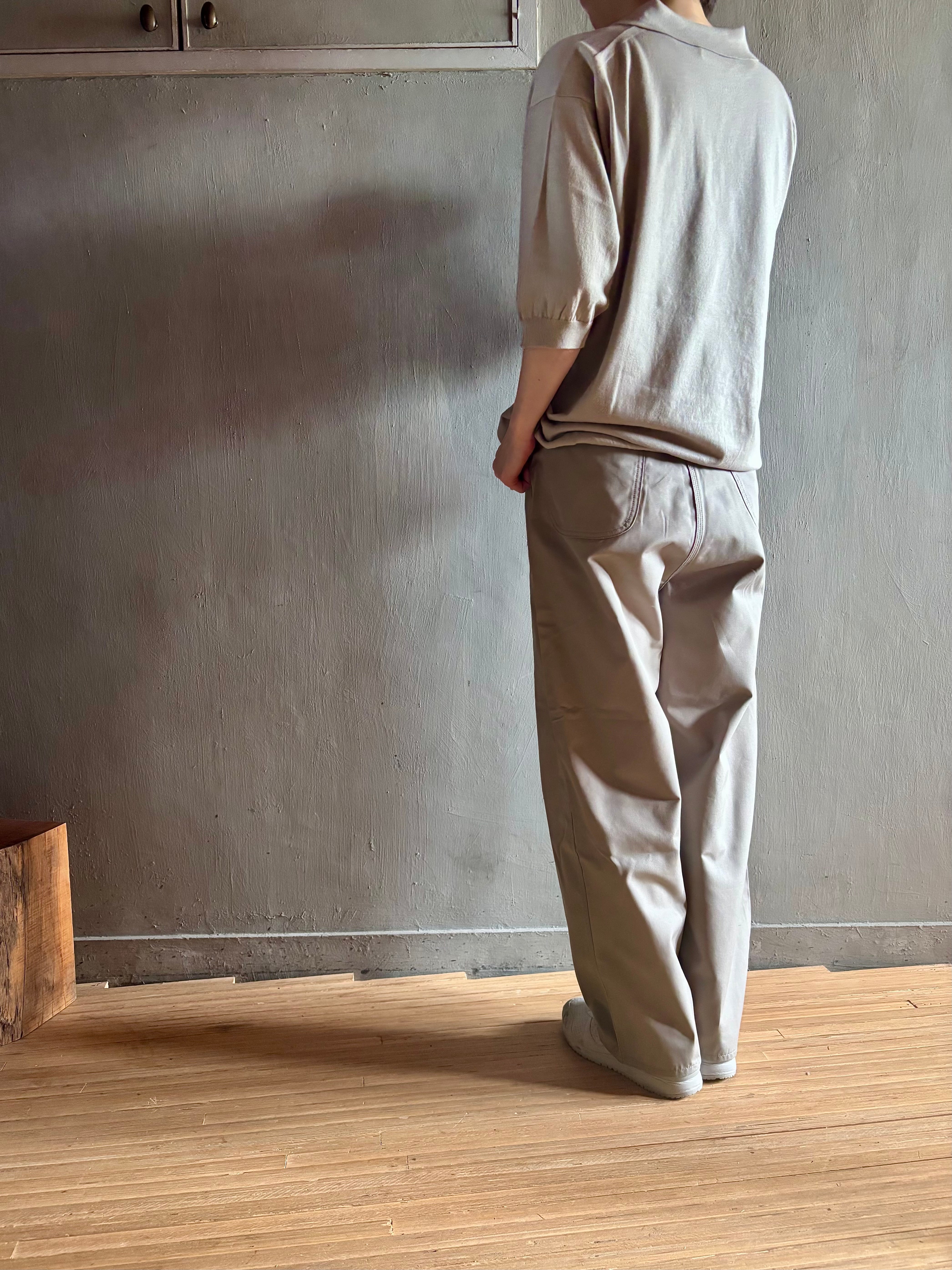 CIOTA｜Cotton Polyester Painter Pants , Light Gray | CORNER_122