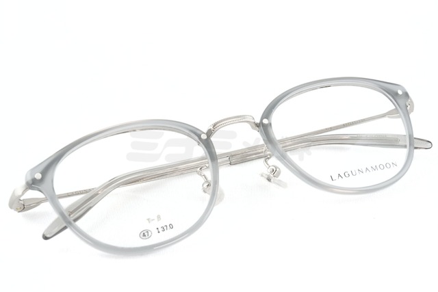 LAGUNAMOON メガネ LM-5077 Col.3 ウェリントン コンビネーション ラグナムーン 正規品-4枚目