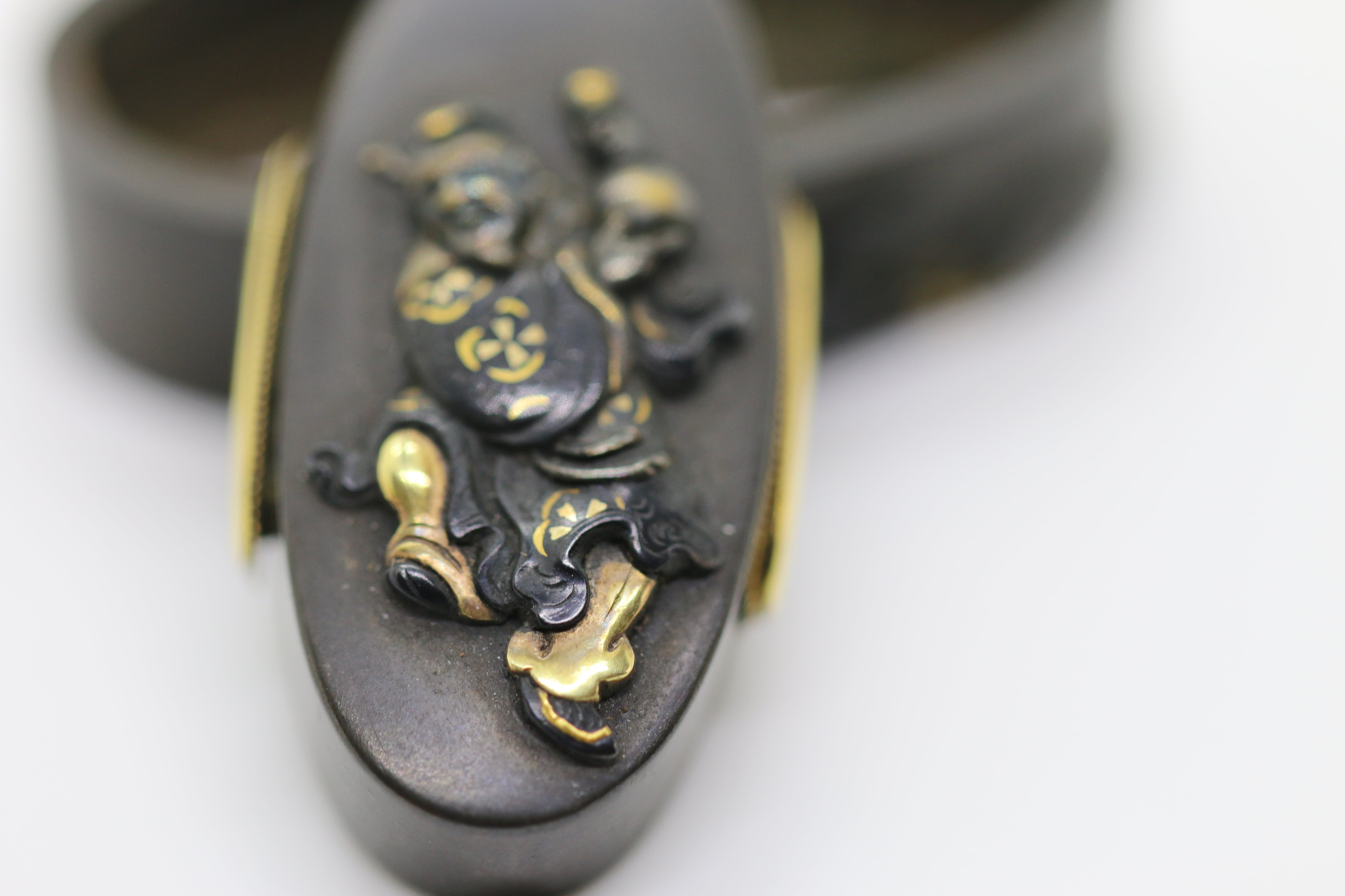 縁頭 張果老図 大江長矩 | あやかし堂