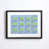 2026 MINIMAL CALENDAR｜HORIZONTAL｜横型レイアウトで一年を整えるミニマルカレンダーポスターA4ポスター
