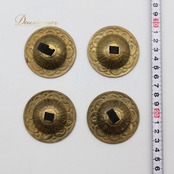 ベリーダンス ジル フィンガーシンバル ゴールド系 金 黒 ペア 両手 1組 ミニシンバル ダンサー 小物 小道具 模様 柄 ダンス用品 ダンス小物 練習 レッスン イベント ステージ ブラック系