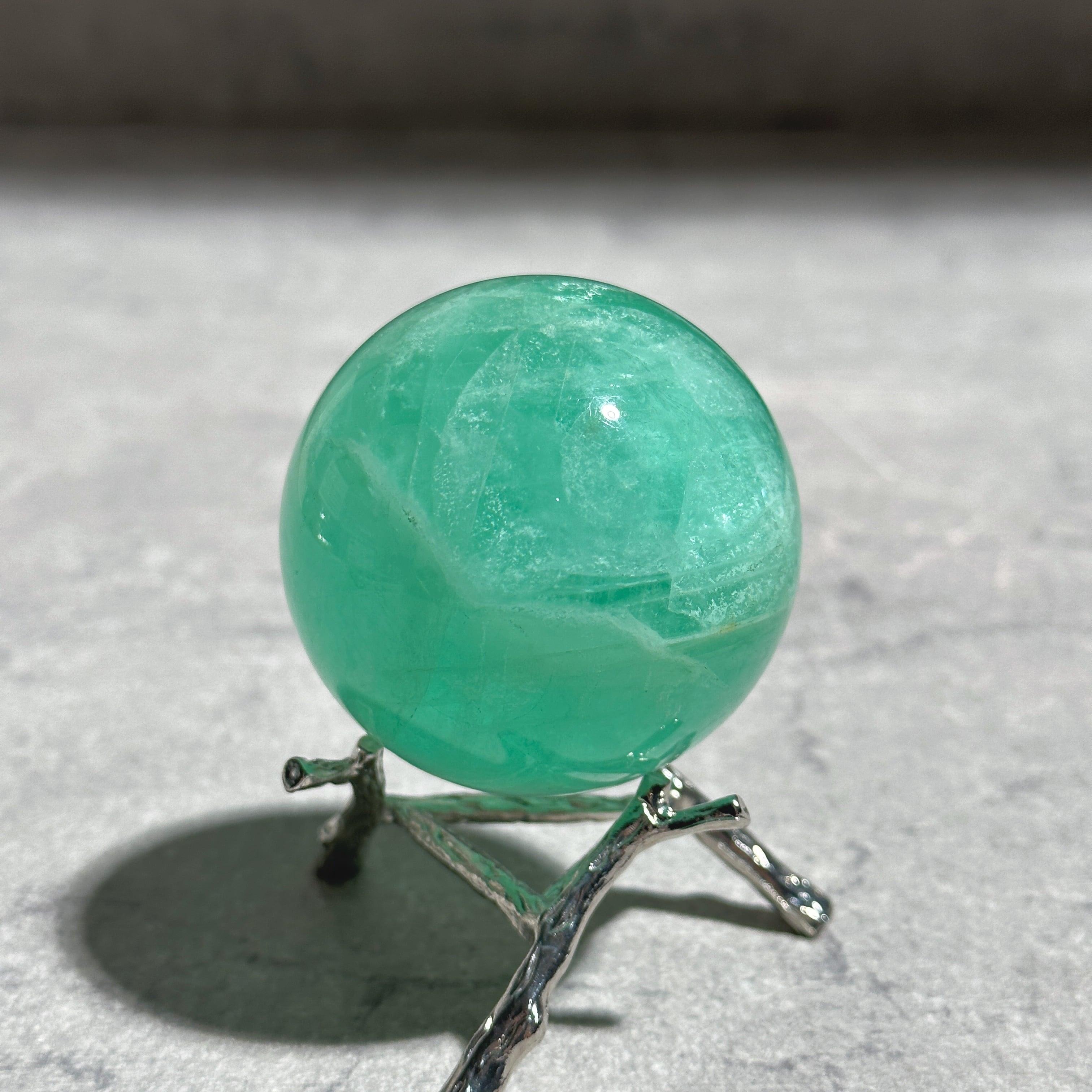 グリーンフローライト スフィア03◇ Green Fluorite ◇天然石・鉱物