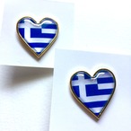 ハートのブローチ　ギリシャ