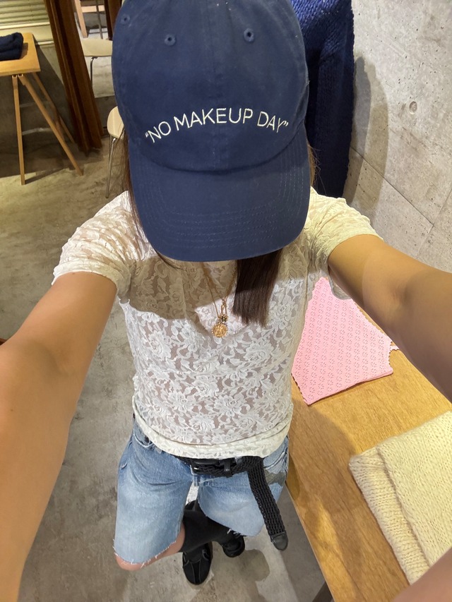 “NO MAKEUP DAY” cap