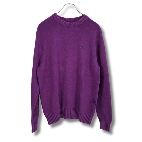 CHAPS チャップス パープル コットンニット 表記L（実寸L相当）｜NA634  【商品説明】