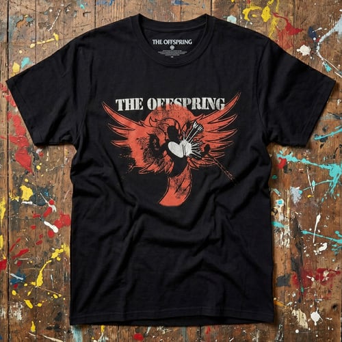 THE OFFSPRING Rise And Fall Premium Carbon Tシャツ ブラック オフ