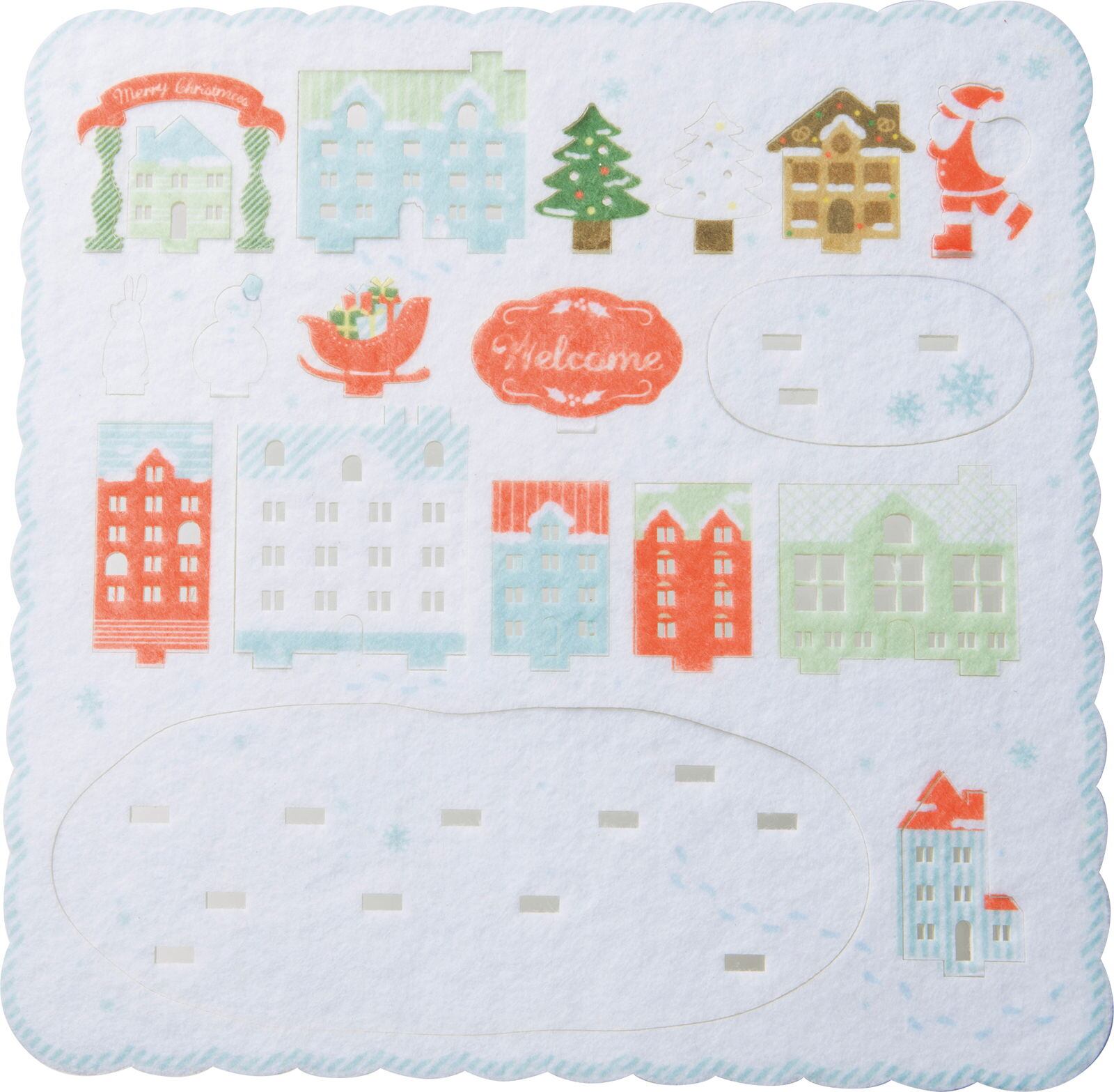 フェルトシーンタウン　-　CT-828　4961823789779　クリスマス雑貨 > ポピーオリジナル