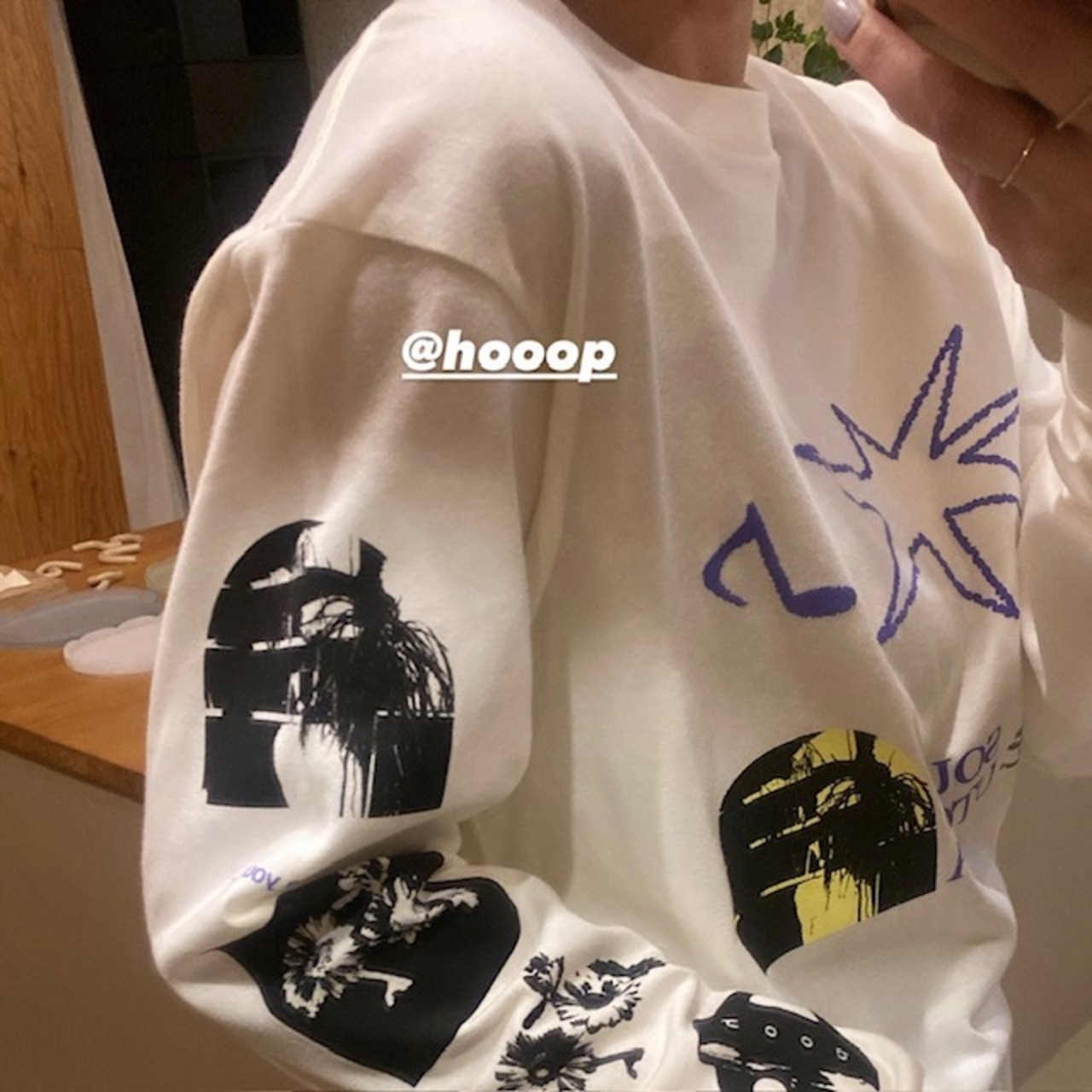 hoop : プリントロンTee
