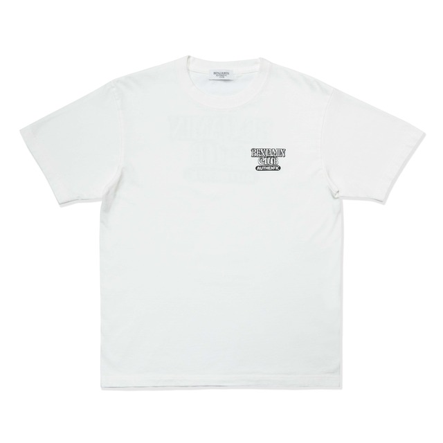Benjamin Authentic Club Noodle Logo Tee  White&Black