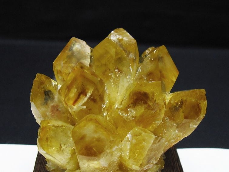シトリン　クォーツ　クラスター　天然石　置物　風水 シトリンクォーツクラスター天然石置物風水