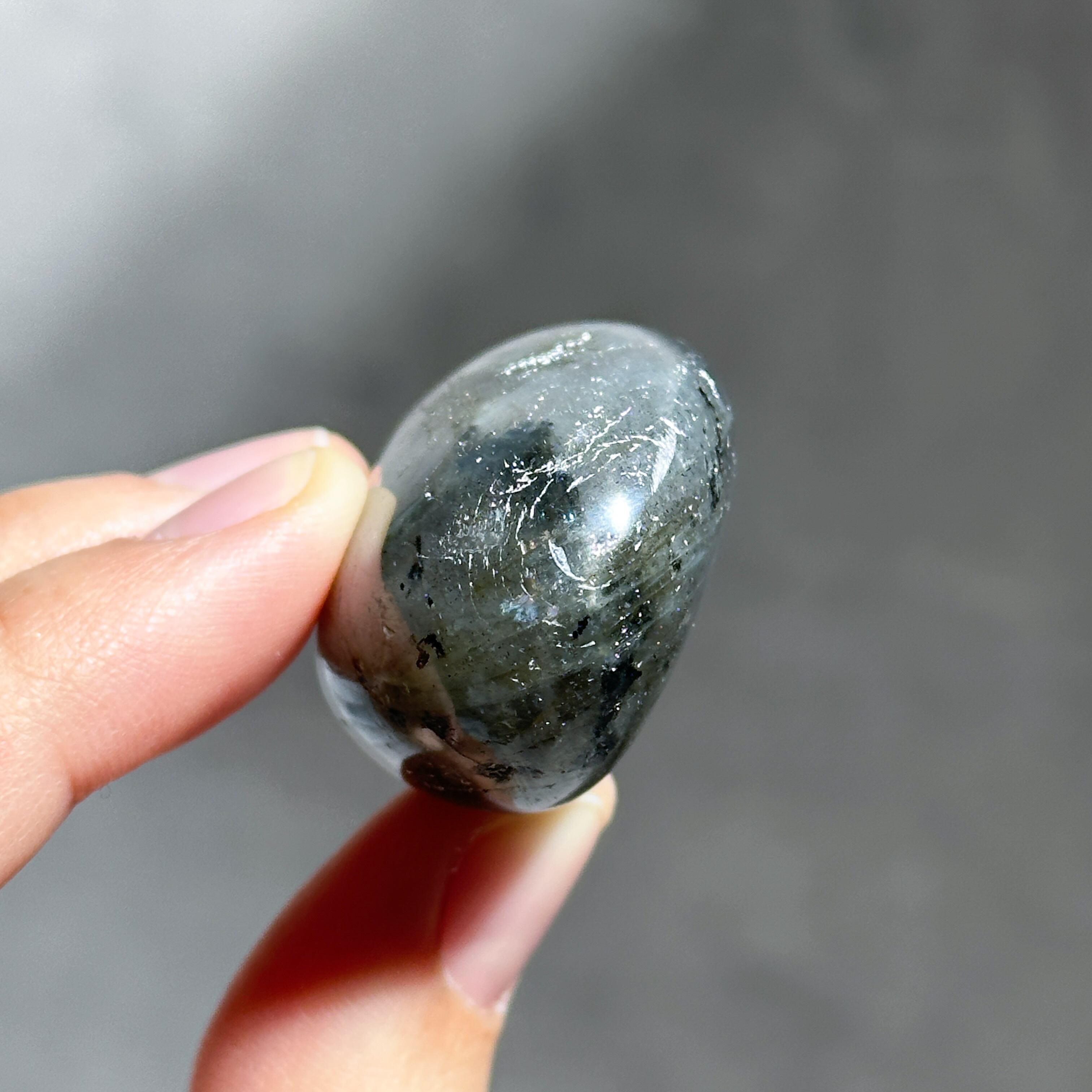 ラブラドライト パームストーン 02◇ Labradorite ◇天然石・鉱物