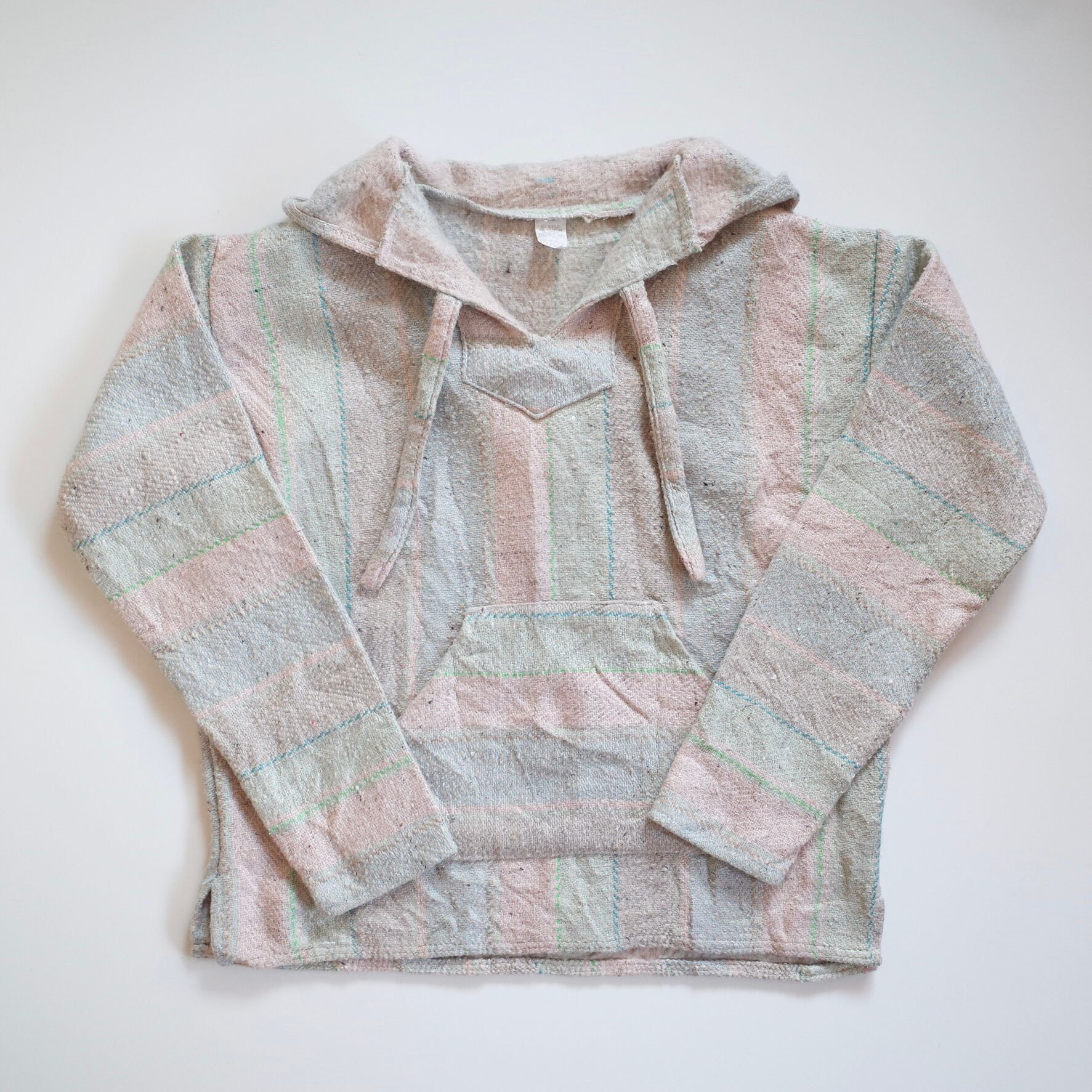 Mexican baja hoodie "pale color"