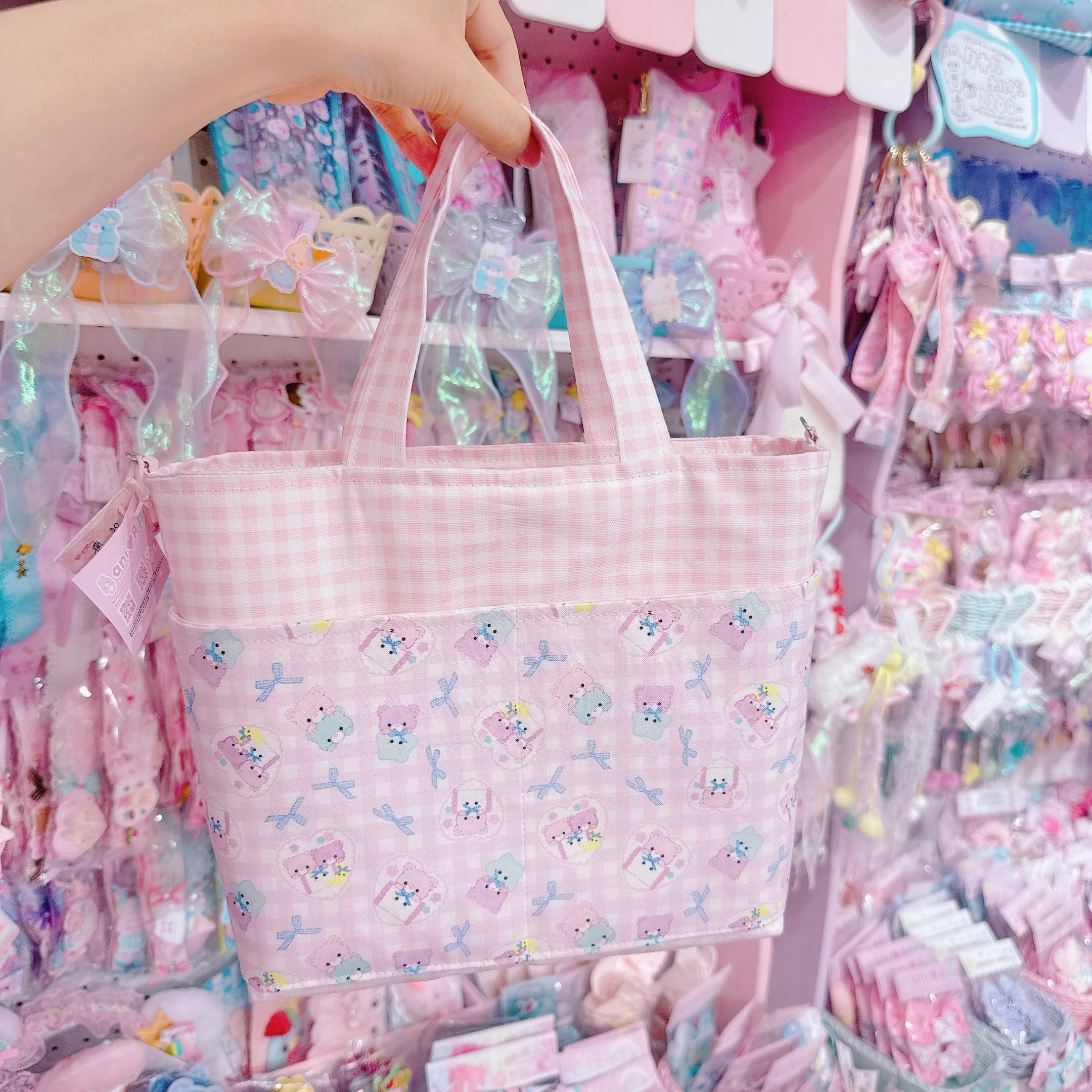 【R51】77-5ふた付きポケット2wayトートバッグ（ショルダーひも別売）