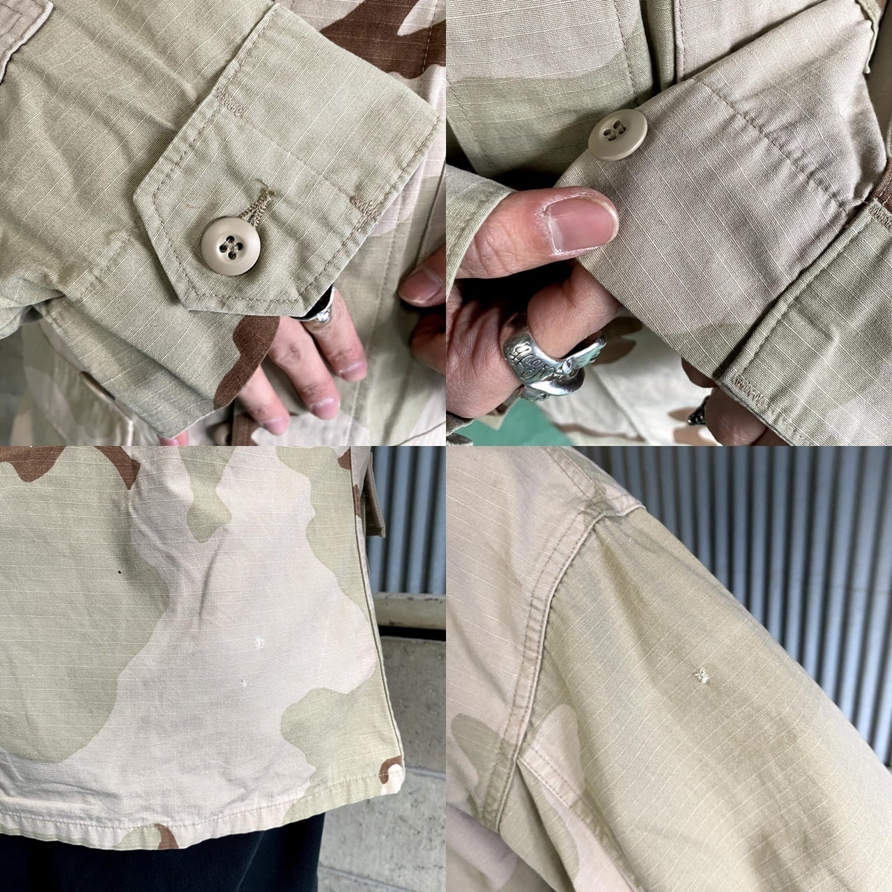 03年納品 米軍実品 デザートカモ BDUジャケット USA製 MEDIUM 03年納品 米軍実品 デザートカモ BDUジャケット USA製 MEDIUM