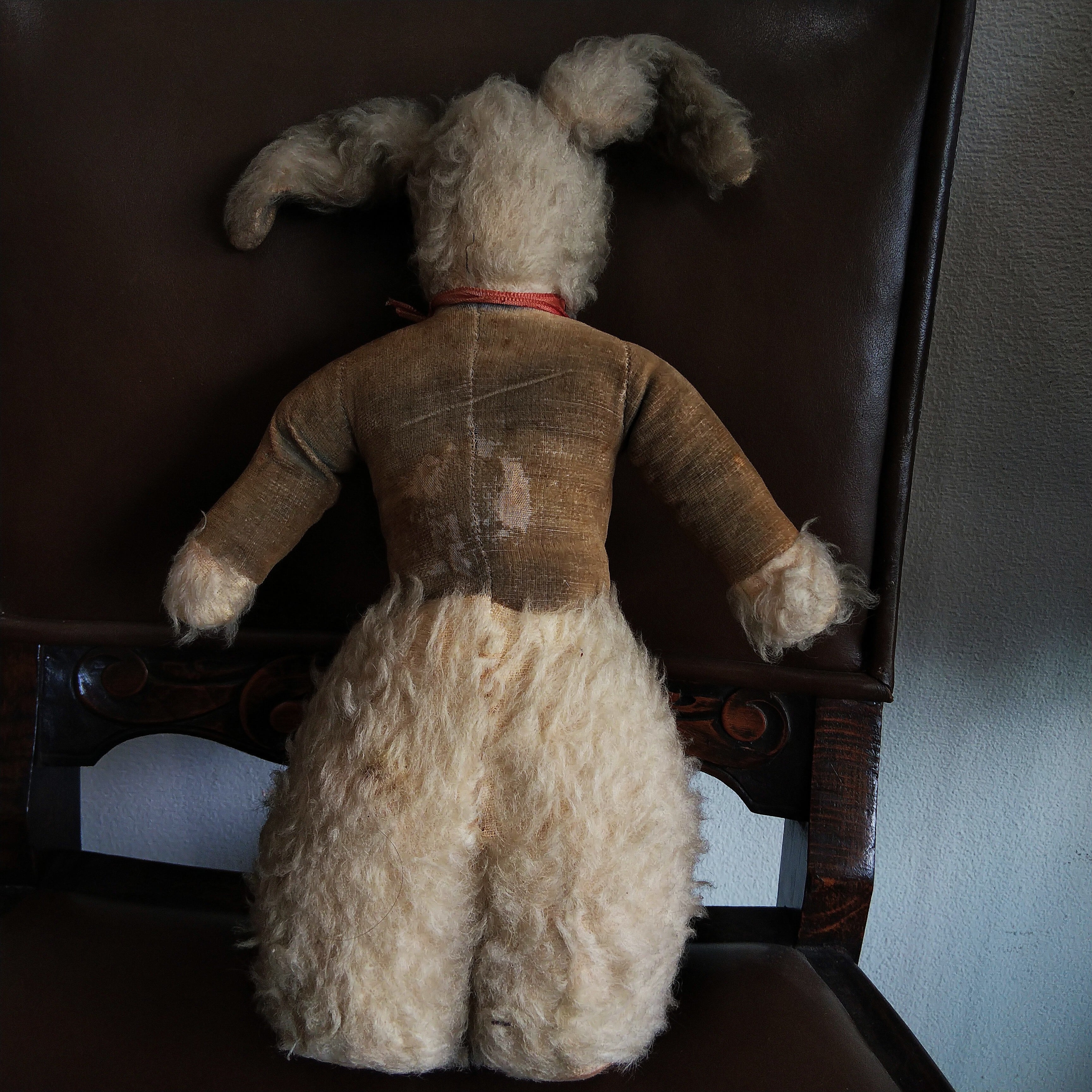 英国 イギリス アンティーク ウサギ 兎 テディベア ぬいぐるみ 人形 西洋骨董