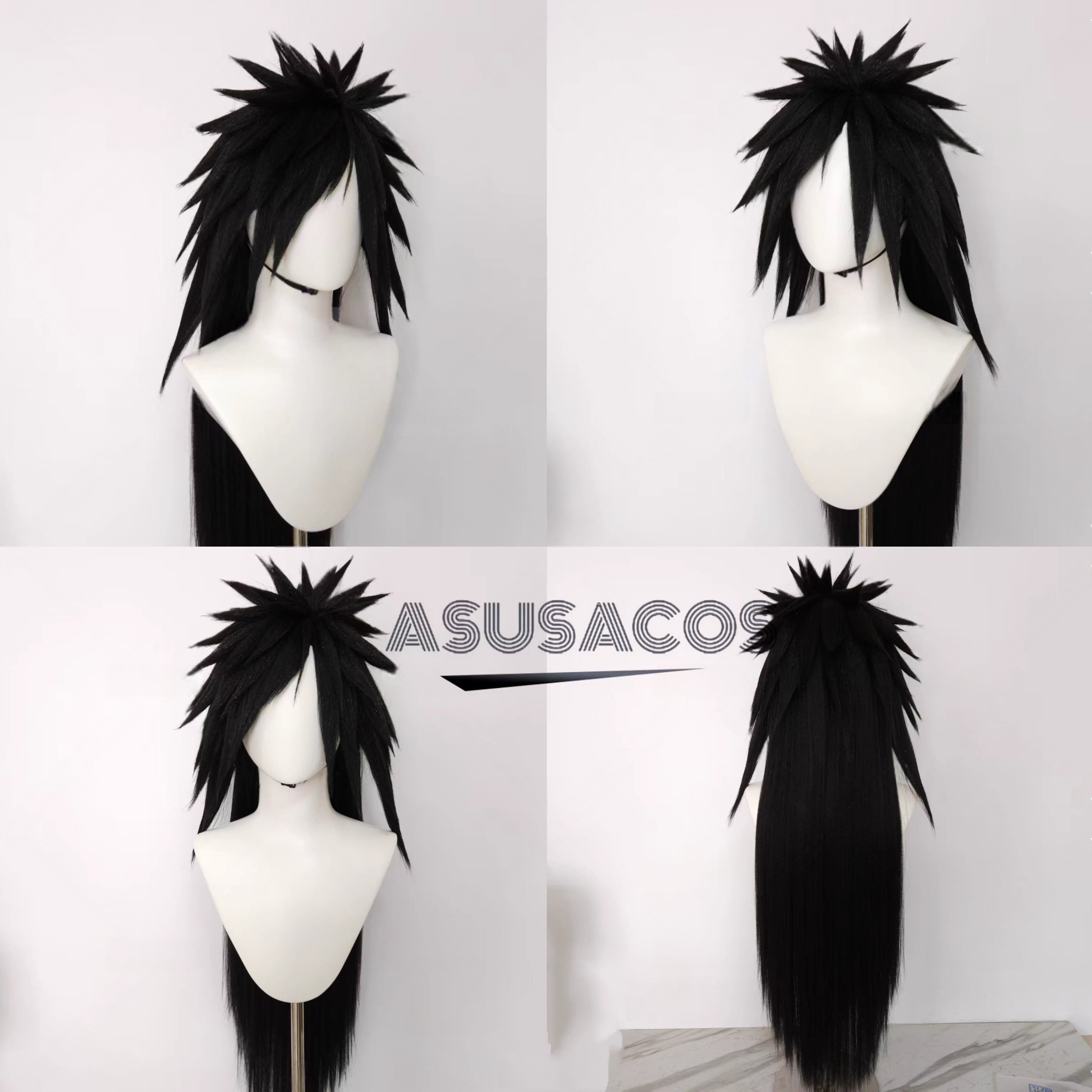 ASUSACOS 実物撮影！ NARUTO -ナルト うちはマダラ コスプレ ウィッグ