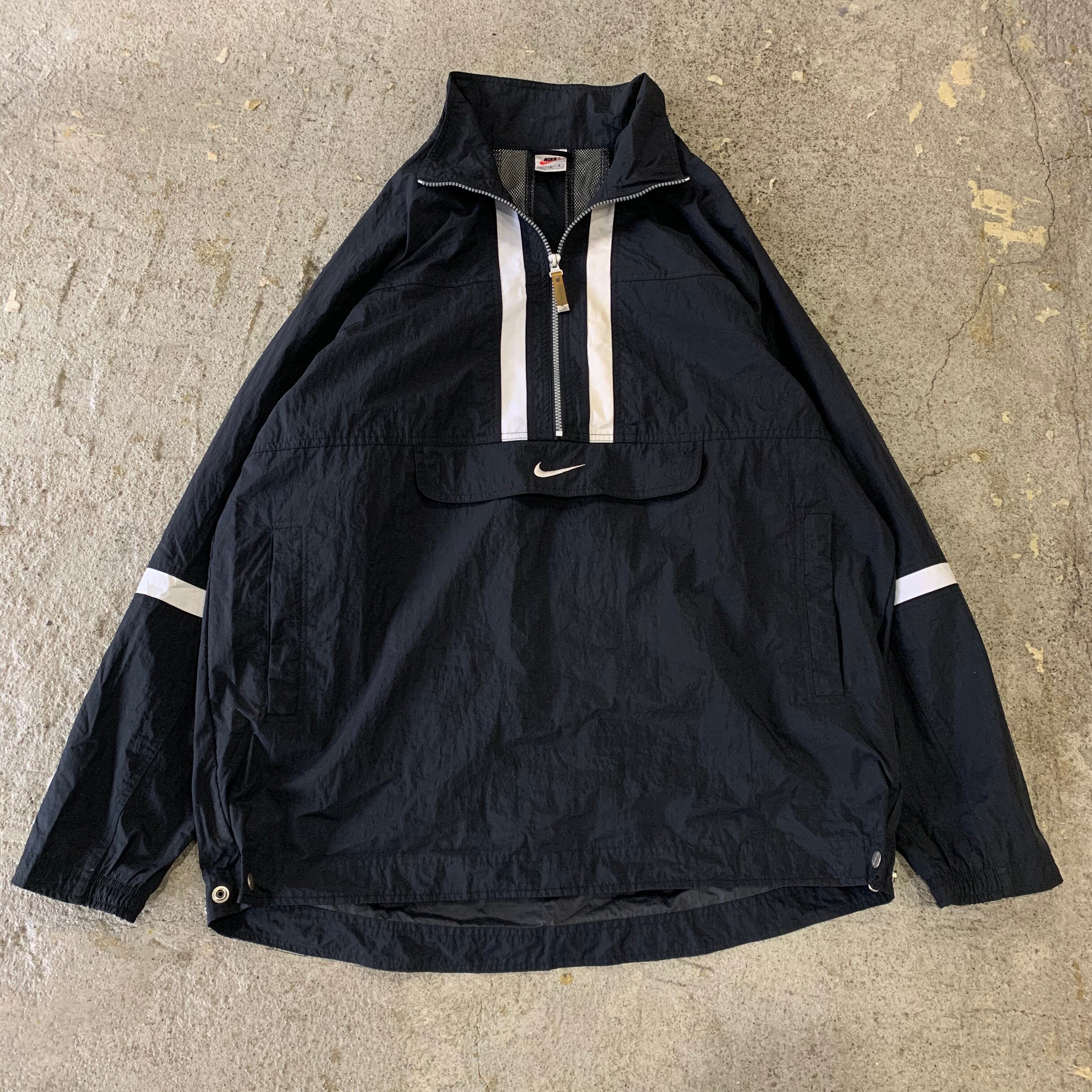 90s NIKE half zip nylon anorak | What